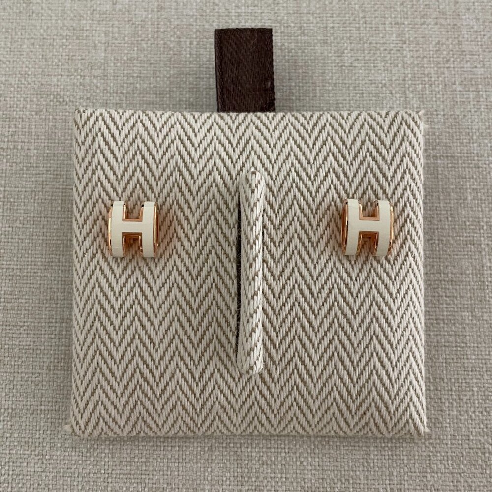 Hermes Mini Pop H Earrings